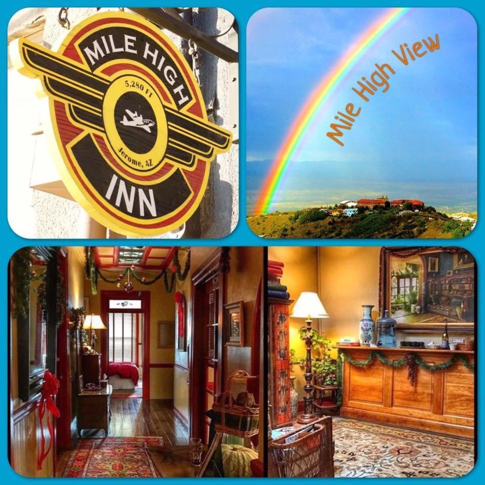 Mile High Inn Jerome Bagian luar foto